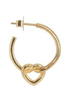 Jane Koenig Tied Heart Hoop Guld