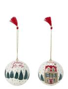 Lexington Home Papier Maché Balls Christmas Ornament Multi/patterned
