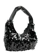 Pieces Pcmaddie Sequins Shoulder Bag Svart