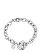 Bud To Rose T-Bar Bracelet Silver Silver