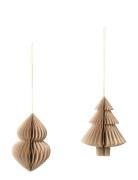 Broste Copenhagen Christmas Mix Ornaments Beige