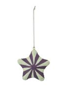 Broste Copenhagen Pulp Star Ornament Lila