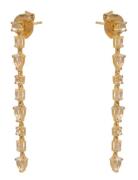 Syster P Pam Long Earrings Gold Guld