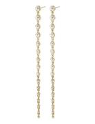 Pilgrim Reagan Crystal Earrings Gold-Plated Guld