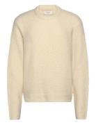 Jack & J S Jormeadows Knit Boucle Crew Neck Vit