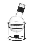 Dorre Glora Mulled Wine Jug Glass Black Wrought Stand Capacity 1.3 L N...