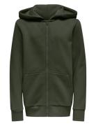 ONLY & SONS Osjceres Zip Thr. Hoodie Swt Noos Khaki Green