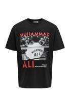 ONLY & SONS Onsmuhammad Ali Rlx Ss Lic Tee Svart