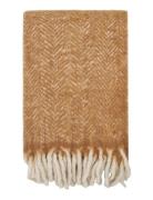 House Nordic Jorun - Plaid, Wool Mix, Tan, 130X170 Cm Beige