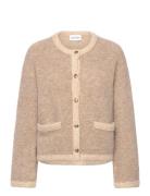 Malina Carly Wool Blend Cardigan Beige