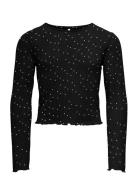Kids Only Kogmelia L/S Top Jrs Svart