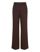 Mango 100% Wool Suit Trousers Brun