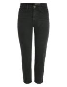 NOISY MAY Nmmoni Hw St Ank Black Jeans Fwd Noos Svart