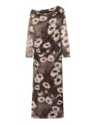 Mango Asymmetrical Floral-Print Dress Multi/patterned
