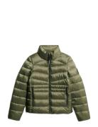 Superdry Sport Fuji Quilt Padded Jacket Khaki Green