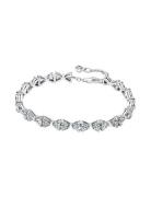 Pandora Bow Sterling Silver Bracelet With Clear Cubic Zirconia Silver