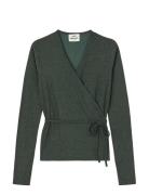 Mads Nørgaard 2X2 Lurex Susi Ls Top Grön