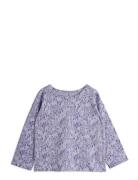 Mini Rodini Mini Leopard Aop Ls Tee Lila