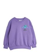 Mini Rodini Heart In Skor Badskor Emb Sweatshirt Lila