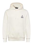 Polo Ralph Lauren Logo Fleece Hoodie Kräm