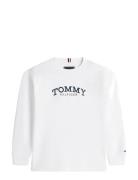 Tommy Hilfiger Monotype Print T-Shirt Ls Vit