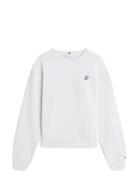 Tommy Hilfiger Th Script Reg Terry Swtshrt Blå