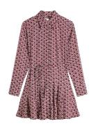 Tommy Hilfiger Vis Twill Ls Mini Dress Multi/patterned