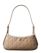 Calvin Klein Quilted Sm Shoulder Bag Beige