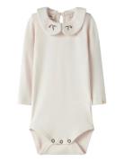 Lil'Atelier Nbffundo Emb Ls Slim Body Lil Rosa