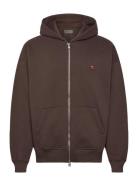 Abercrombie & Fitch Icon Full Zip Brun