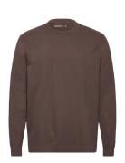 Abercrombie & Fitch Long Sleeve Premium Heavy Weight Tee Brun
