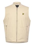 Lyle & Scott Quilted Shell Gilet Beige