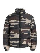 Jack & J S Jcocover Aop Puffer Jacket Multi/patterned