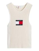 Tommy Jeans Tjw Rib Racer Tank Kräm