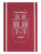 Lexington Home House Org Cotton Jacquard Kitchen Towel Röd