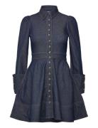 By Ti Mo Denim Mini Dress Blå