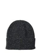 Selected Slhniell Neps Wool Blend Beanie Grå