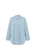 A-View Magnolia Stripe Shirt Blå