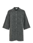 Vila Vilauri 3/4 Sleeve Knit Dress Grå