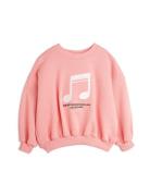 Mini Rodini Note Emb Sweatshirt Rosa