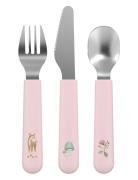 Mepal Børnebestik Mio Fairy Garden Rosa