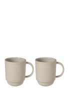 Broste Copenhagen Nordic Bistro Mug With Handle Beige