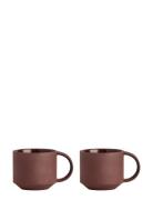 OYOY Living Design Yuka Cup - Pack Of 2 Brun
