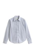 GANT Reg Classic Poplin Striped Shirt Blå