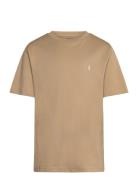 Ralph Lauren Kids Cotton Jersey Crewneck Tee Beige