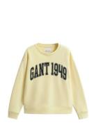 GANT Graphic C-Neck Sweat Gul