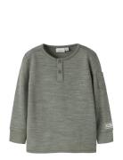 Name It Nmmwyla Wo/Vi Ls Top Khaki Green