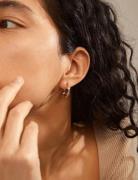 Pilgrim Zion Recycled Organic Shaped Medium Hoops Guld