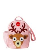 3 Sprouts 3 Sprouts Lunch Bag, Deer/Pink Rosa