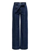 ONLY Onlmadison Blush Hw Wide Belt Dnm Bj583 Marinblå